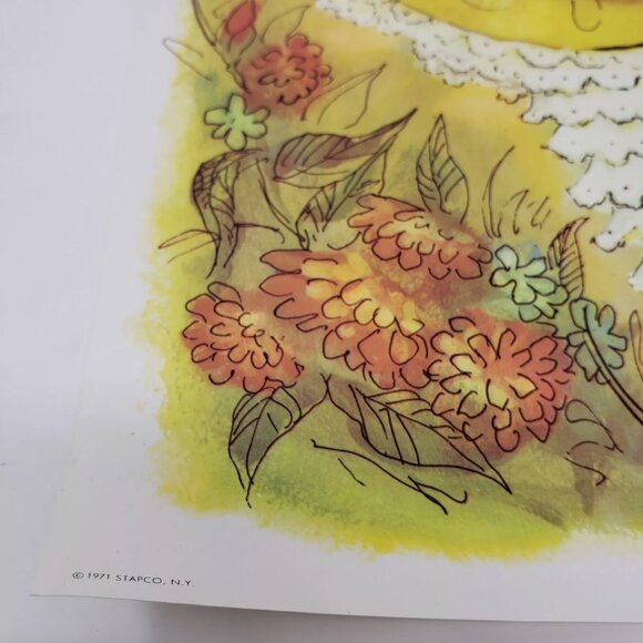 Set of 4 Art 1971 Lithograph Poster Prints SCAFA Tornabene 14x11 Harnett Girls - Picture 6 of 8